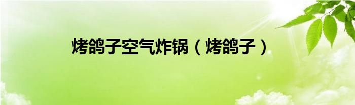 烤鸽子空气炸锅（烤鸽子）