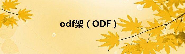 odf架（ODF）