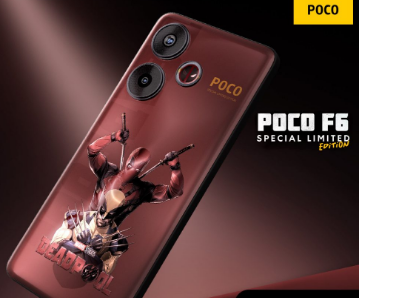 POCO F6 Deadpool限量版手机在市场推出